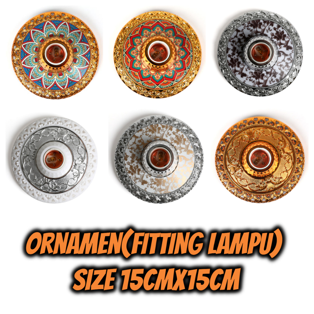 TERBARU -ORNAMEN MINI FITTING LAMPU PLAFON HIAS MODERN TEMPAT LAMPU PLAFON FITTING HIAS