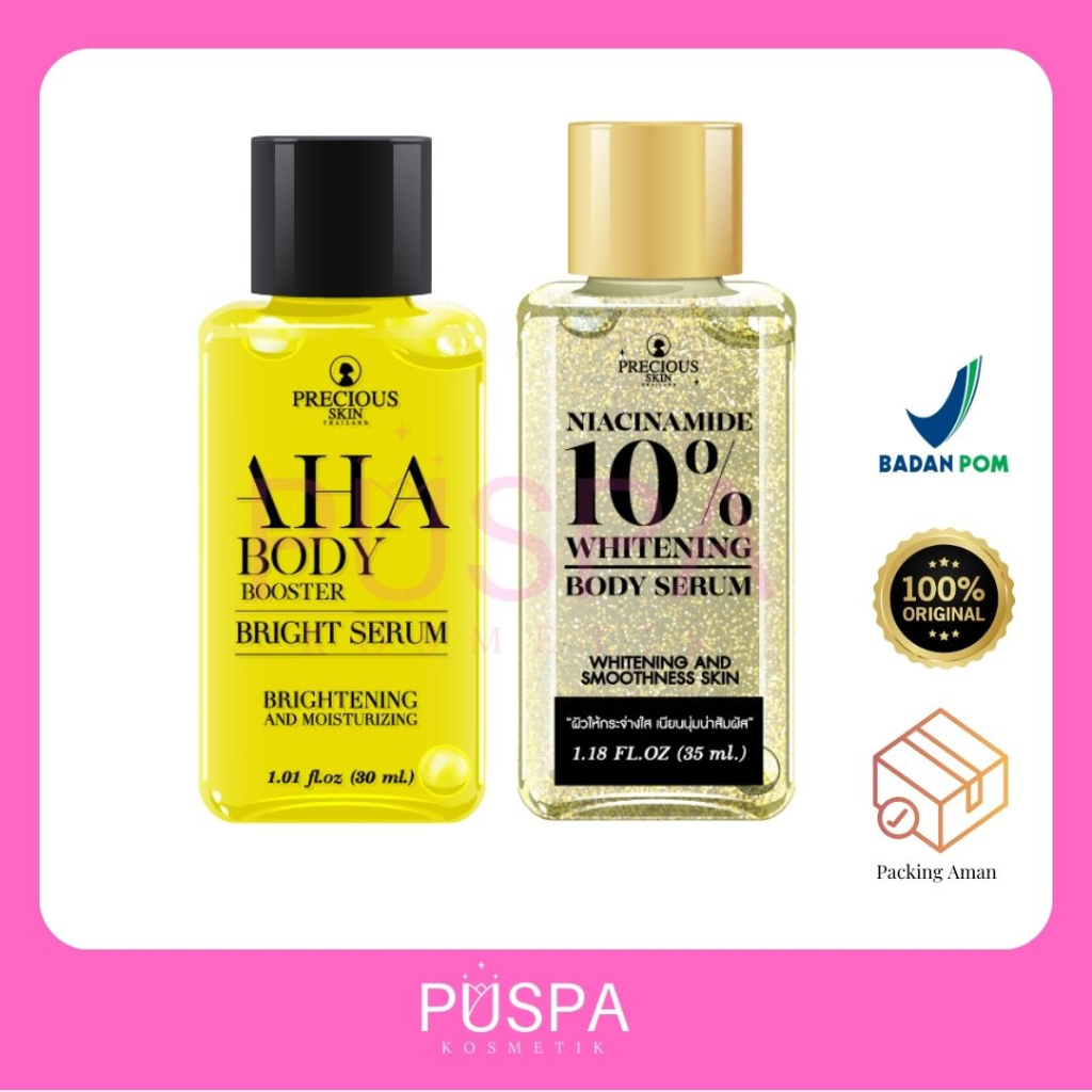 Precious Skin Thailand Niacinamide 10% Whitening Body Serum Booster
