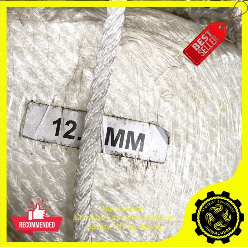 

Tali Tambang Nilon 12mm / Tali Tampar Nylon / Harga Per 100meter