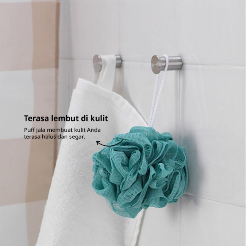 Minie Puff Spons Mandi Premium (warna random)