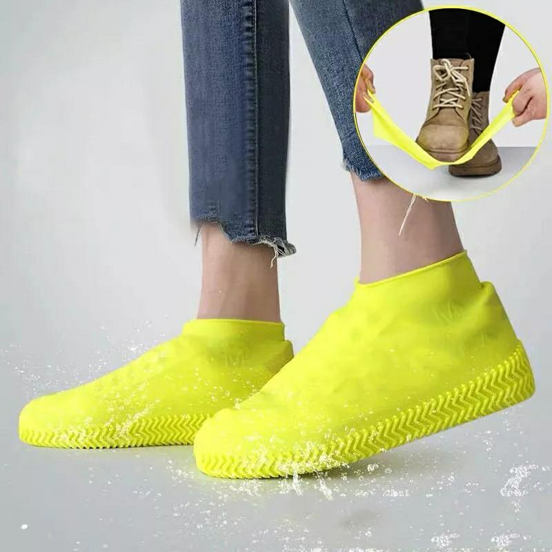 [COD] Cover Shoes Jas Pelapis Sepatu Karet Anti Air Hujan Waterproof Tinggi