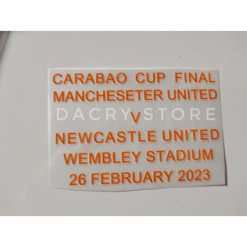 Patch MDT final carabao MU vs Newcastle