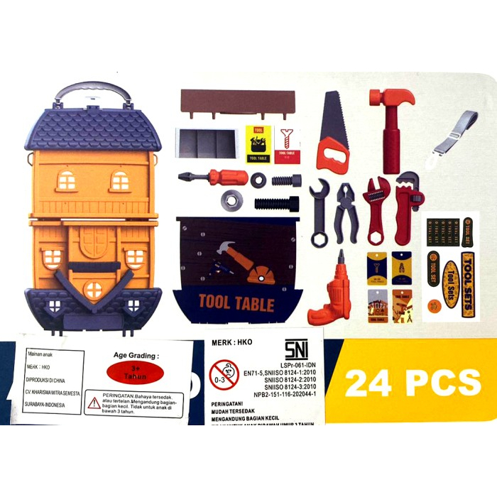 Mainan Deluxe Tool Set Tukangan