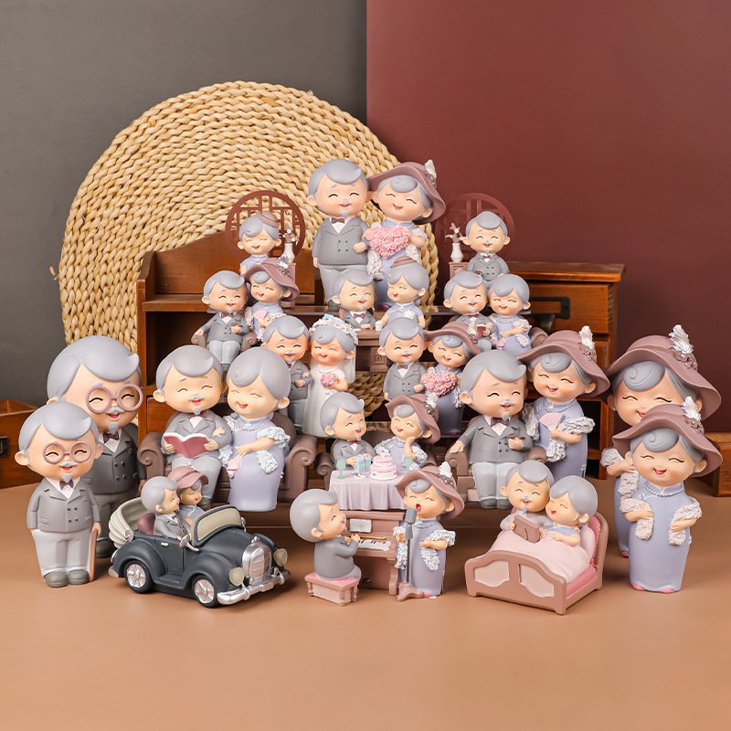 (WPJ-KN) PAJANGAN KAKEK NENEK / PAJANGAN NIKAH / PATUNG COUPLE / DISPLAY / DEKORASI KAMAR WEDDING