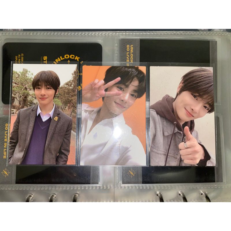jeongin stray kids pc go live set; lim go live double side orange