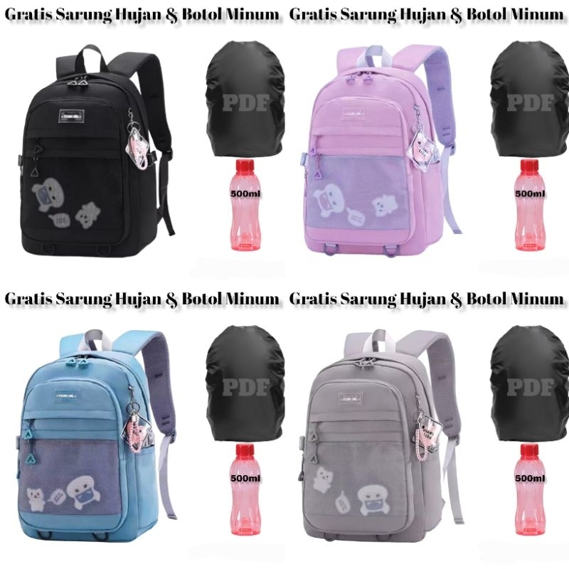 PDF Tas Ransel Anak SD SMP Gratis Raincover Dan Botol Minum Tas Sekolah