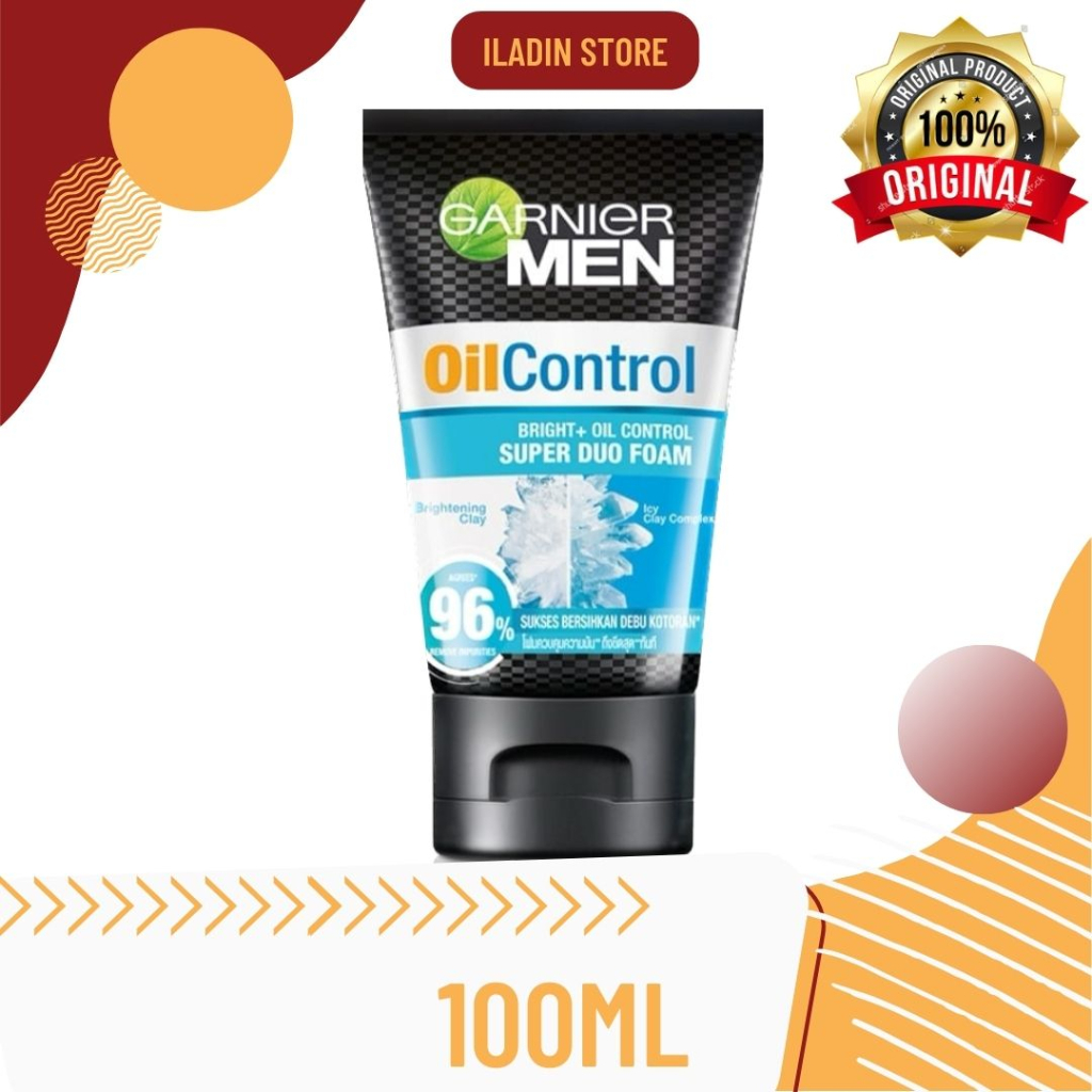 Garnier Men Whitening Oil Control SUPER DUO FOAM 100ml