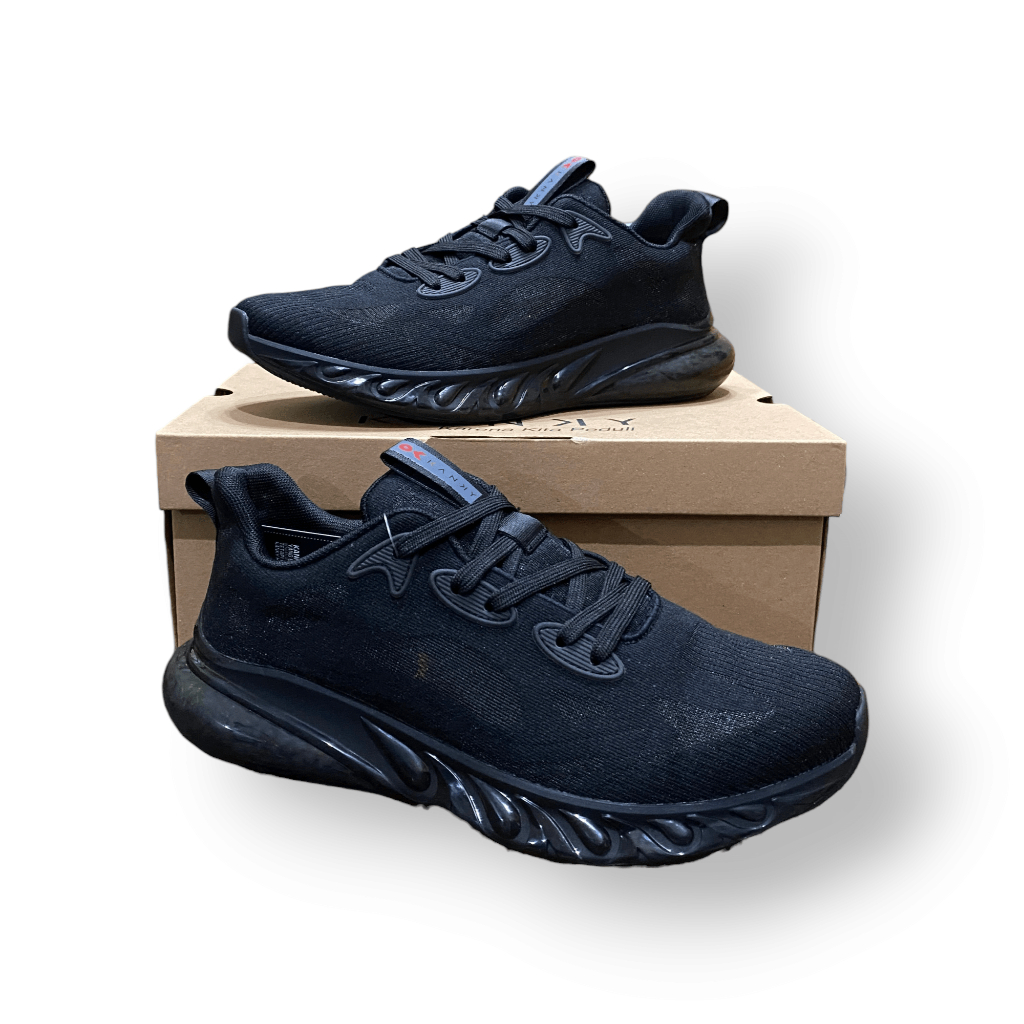 KANKY HIRO KEIJI V2 All Black Original - Sepatu Sneakers Casual Sport Sekolah Pria Dewasa Full Black