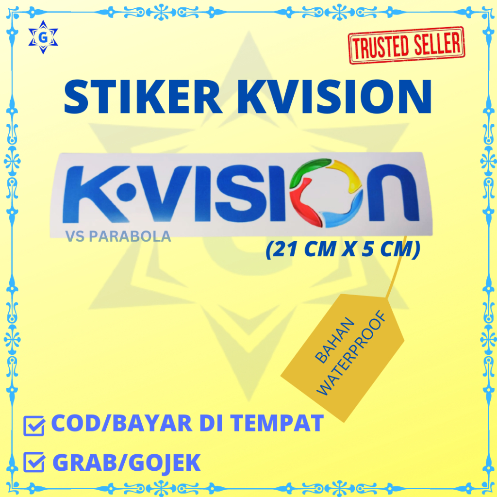 

KVISION STIKER WATERPROOF/ANTI AIR