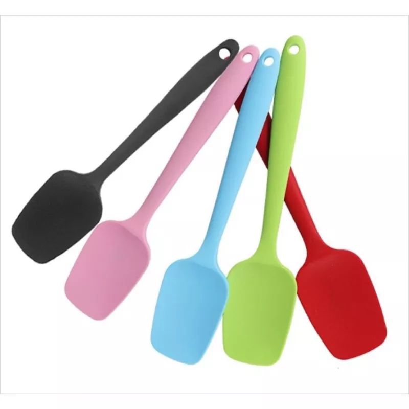 MJ88 Spatula sekop Kue Bahan Silikon /Sendok Pengaduk Silicone Adonan Kue Sekop /Spatula Silikon Bentuk Sekop 28Cm / Spatula Sekop Silikon Sutil Sendok Pengaduk Tahan Panas /Spatula Silikon Food Grade Alat Masak Tahan Panas Sutil Anti Lengket Super Murah