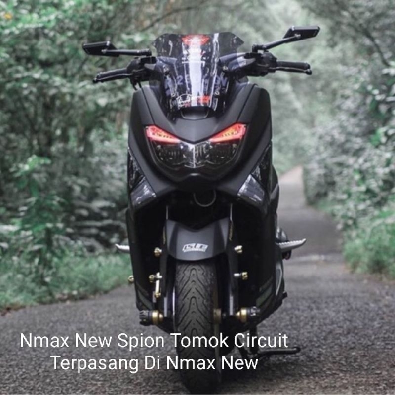 Spion Rizoma Circuit 744 CROME/HITAM FULL CNC Premium 100% Rizoma NMAX XMAX Aerox 155 PCX ADV VARIO 125/150/160 DLL UNIVERSAL