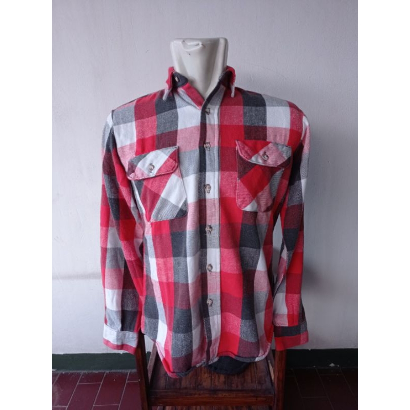 Kemeja Flanel  Vintage FIVE BROTHER USA Flanell Shirt