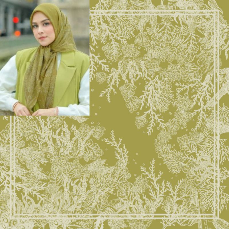 HIJAB VOAL MOTIF//AKAR