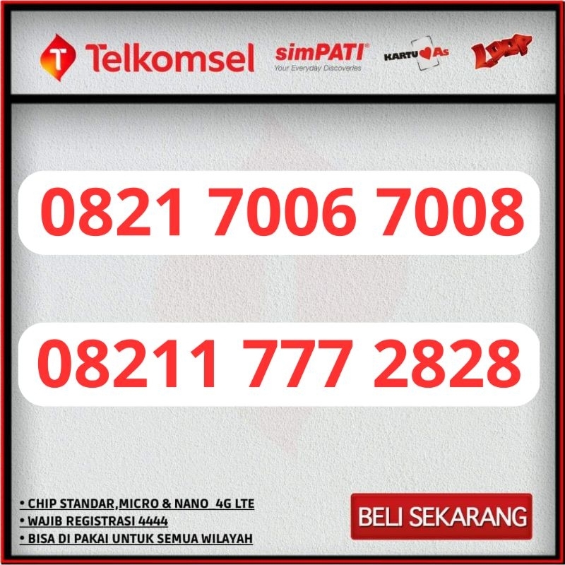 Nomor Cantik Simpati Nomor Cantik As Nomor Cantik Telkomsel ABAB Nomor Cantik Ekor ABAB