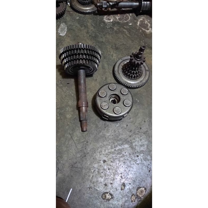 Gear gearbox gearset tacking Vespa PS Strada Sera original copotan piaggio asli