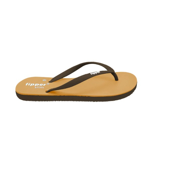 Sandal Fipper Slim Orange Wax Brown Brandy Original