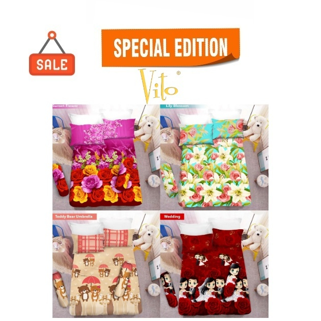 VITO - Sprei King (180x200) SPESIAL EDITION Terlaris