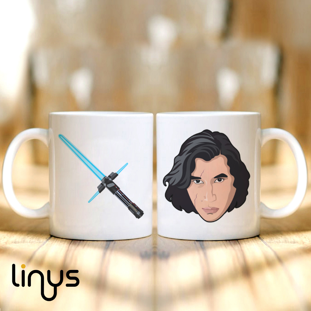Mug star wars kylo ren blue lightsaber