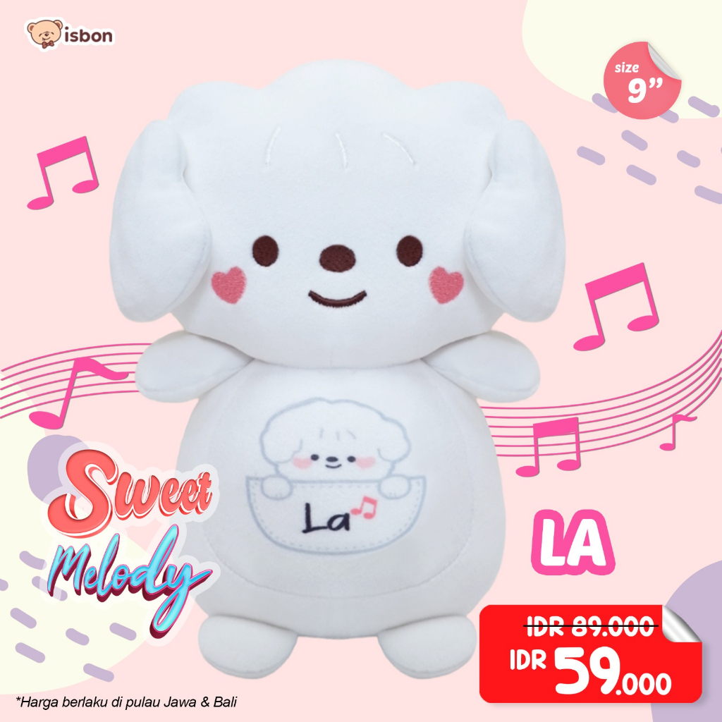 ISTANA BONEKA Bayi Sweet Melody Karakter Hewan Do Re Mi Lucu Lembut