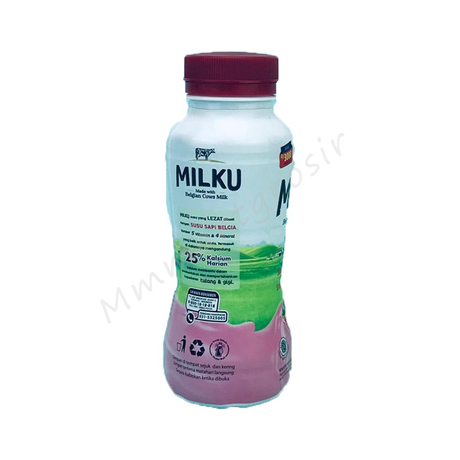 Milku / Susu UHT rasa Stroberi / 200ml