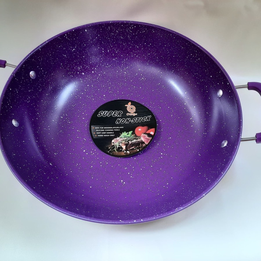 Wajan Enamel Warna 34cm