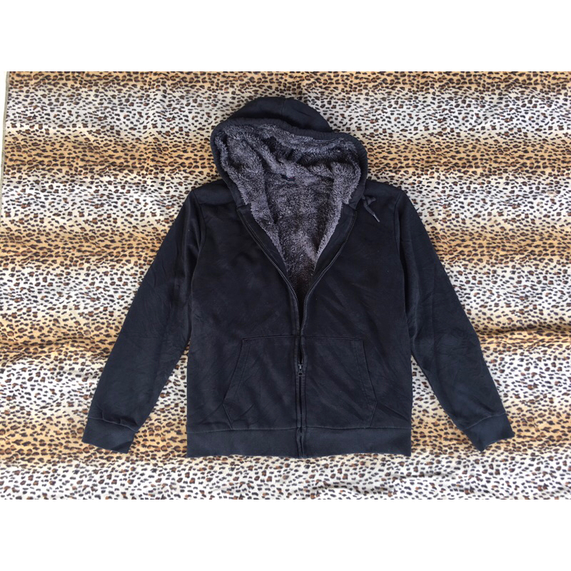 jaket hoodie sherpa polham