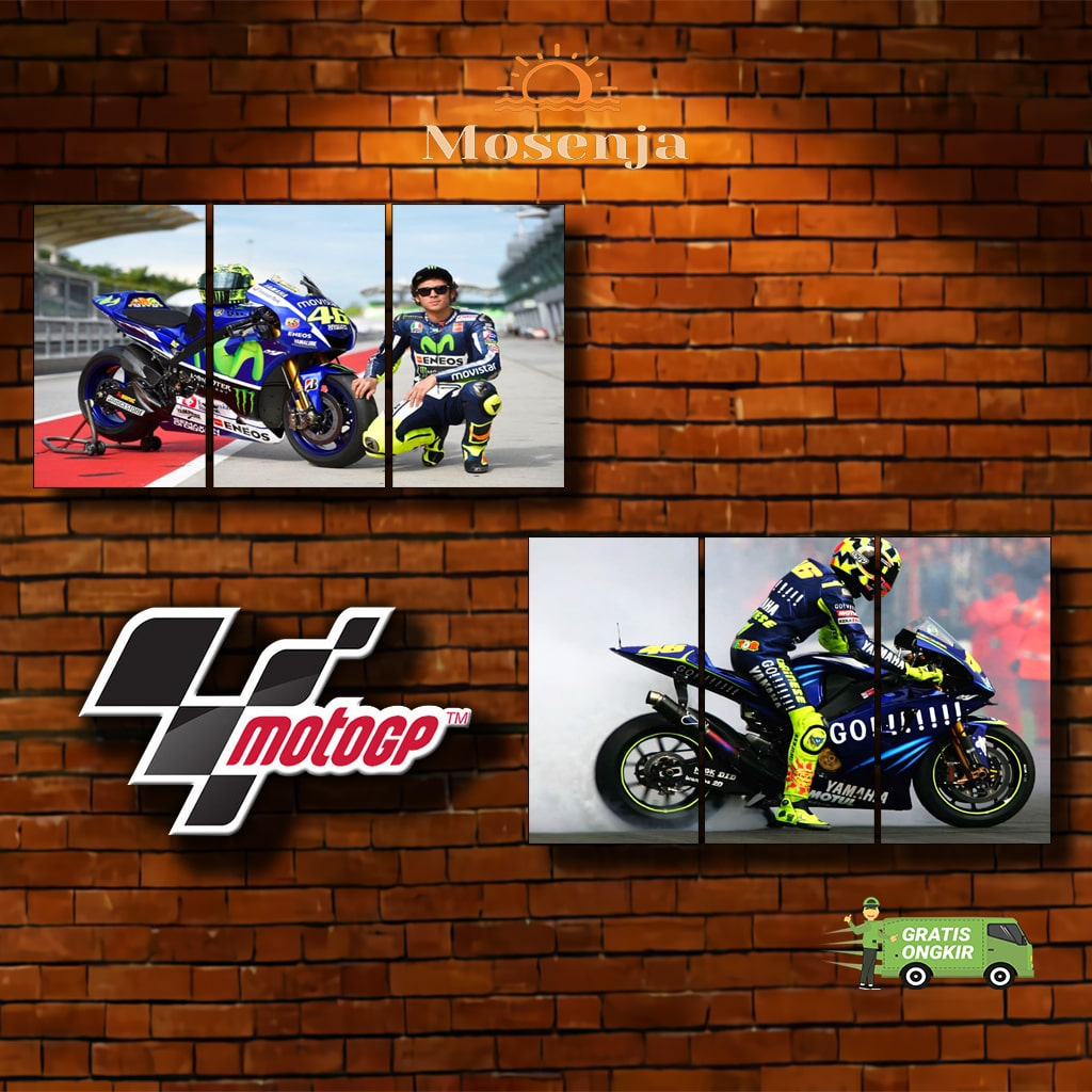 MOSENJA-HIASAN DINDING MOTOR GP (VALENTINO ROSSI)