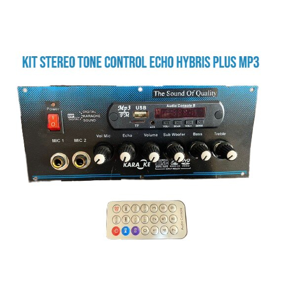 KIT STEREO TONE CONTROL ECHO SUBWOOFER HYBRIS PLUS MP3