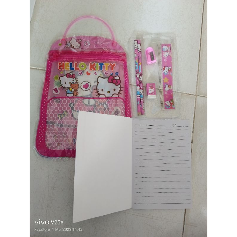 

ONE SET ALAT TULIS FREE TAS PLASTIK