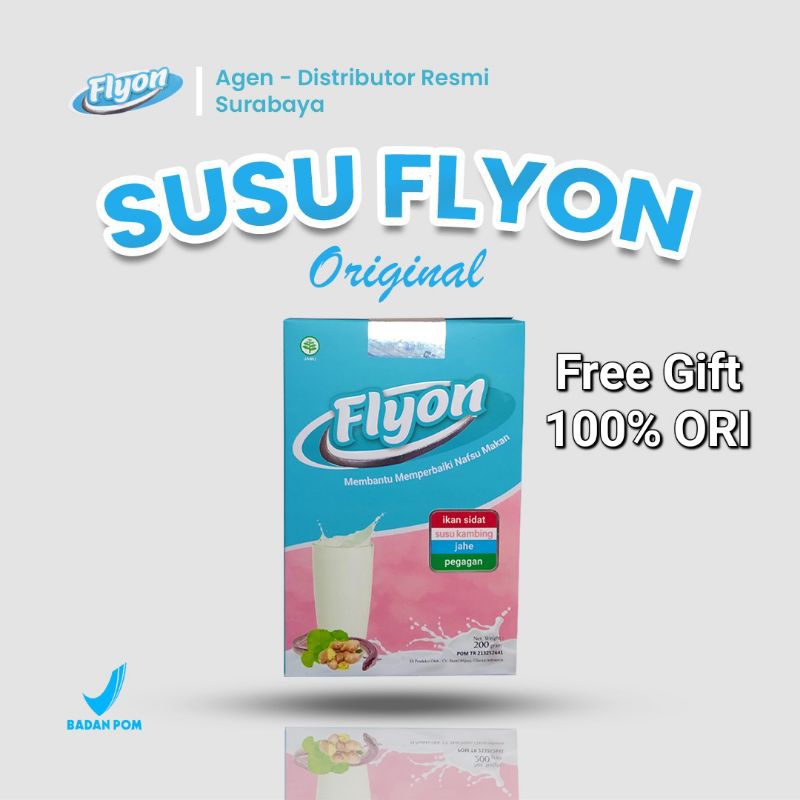 

Susu FLYON Susu Penggemuk Badan Rasa Original Untuk Menambah Nafsu Makan dan Menambah Berat Badan