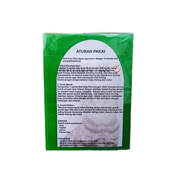 ANTI KUTU KUCING PLUS SACHET (1pcs)