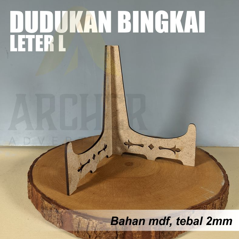 DUDUKAN BINGKAI TIPE L | DUDUKAN FIGURA MAHAR STANDING FRAME