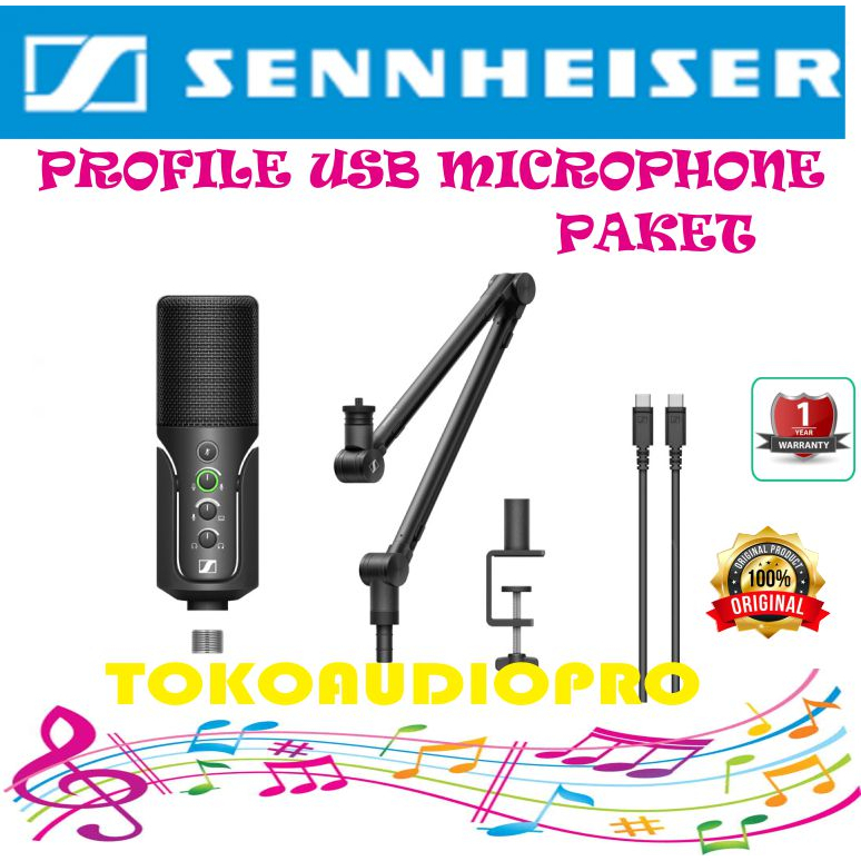 Mic Sennheiser Profile USB Streaming Set Microphone Usb Sennheiser