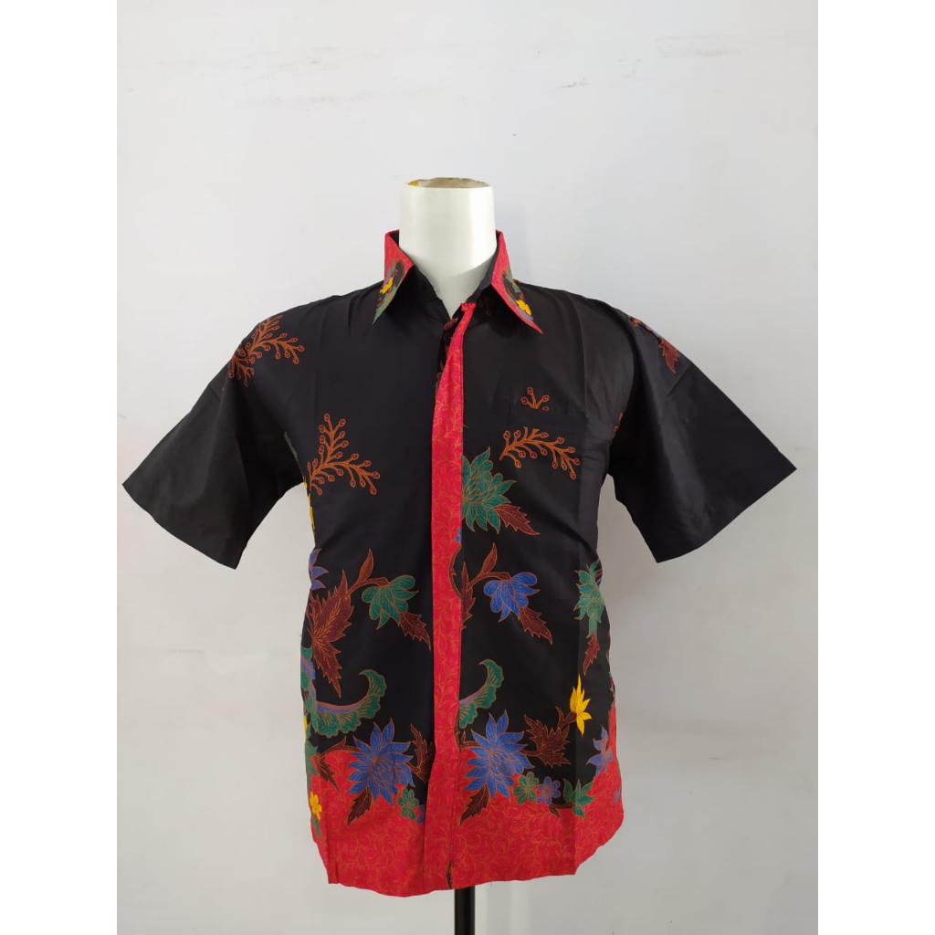 HEM BATIK  MOTIF CIBULAN POLOS MOTIF MURAH KERJA PRIA - HM154