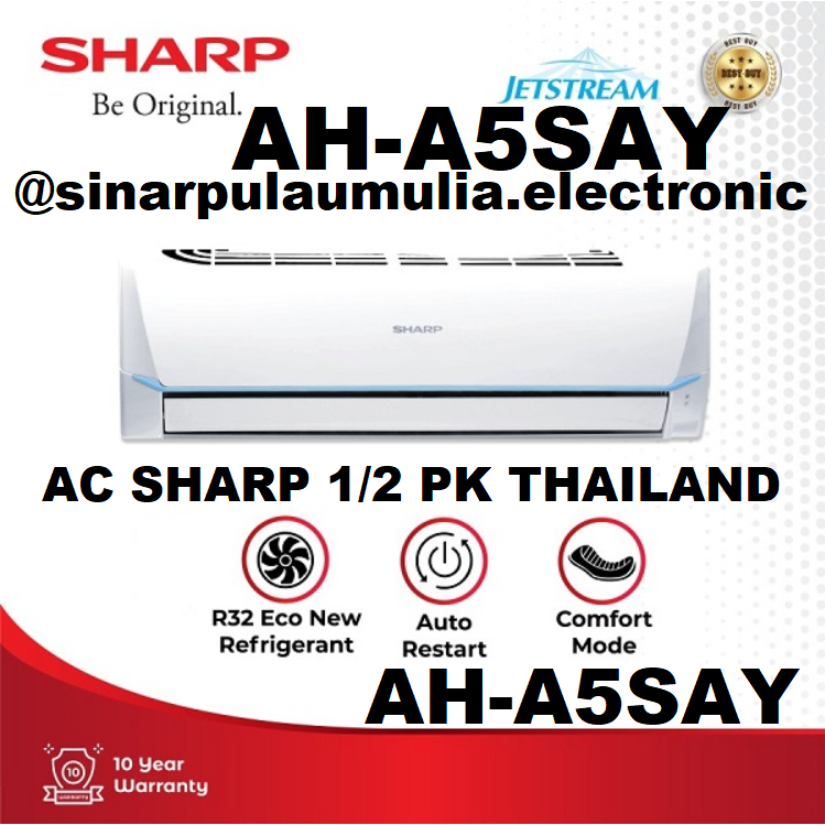 Sharp AC Standard 1/2 PK Low Watt - AH-A5SAY / AH A 5 SAY / AHA5SAY / AH A5SAY / AH A 5SAY