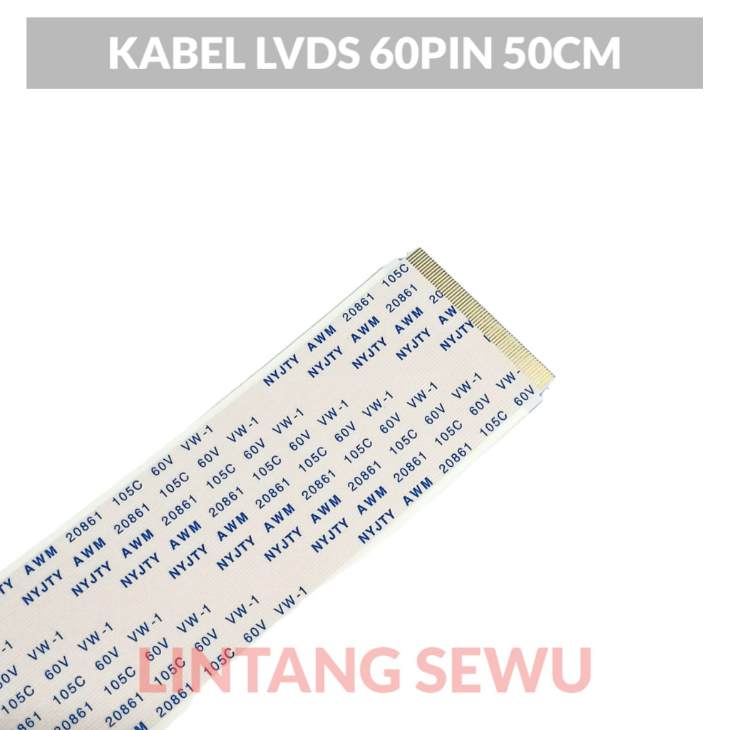 KABEL LVDS 60 PIN 60P 50CM 50 CENTIMETER KONVERTER