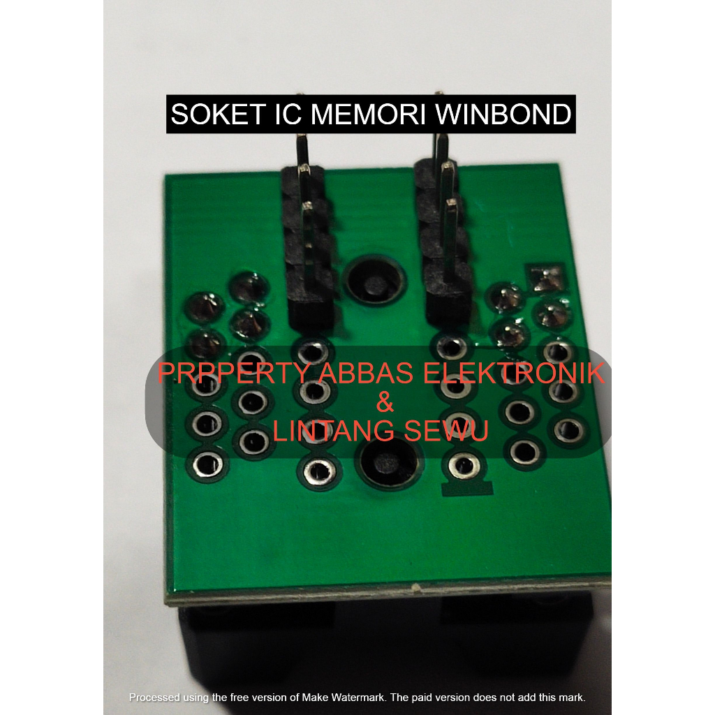 ADAPTER SOCKET CONVERTER SOP8 TO DIP8  FOR SOP8 WIDE 200MIL SOKET ADAPTER IC MEMORI WINBOND