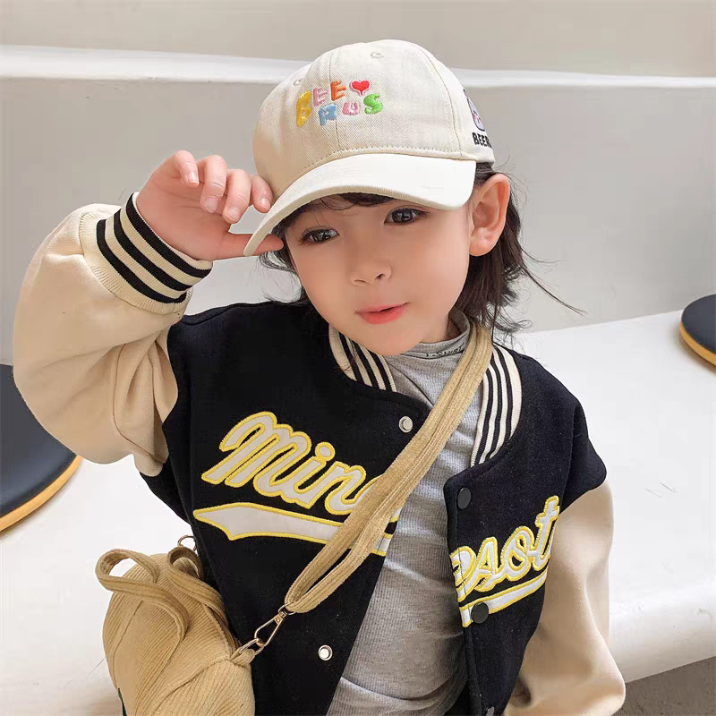 (Hello Girl)MZ38 Topi Baseball Anak Kecil Umur 2-6 Tahun Motif It&quot;s OK Gaya Korea Import