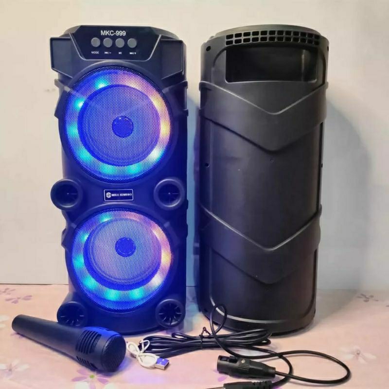 Speaker QS 999 Kimiso Gratis Mic Kabel Speaker bluetooth MKC Qs 999