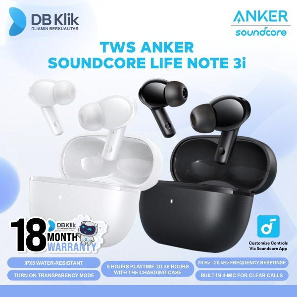 TWS Anker Soundcore Life Note 3i B2B A3983 - Earphone ANKER A3983
