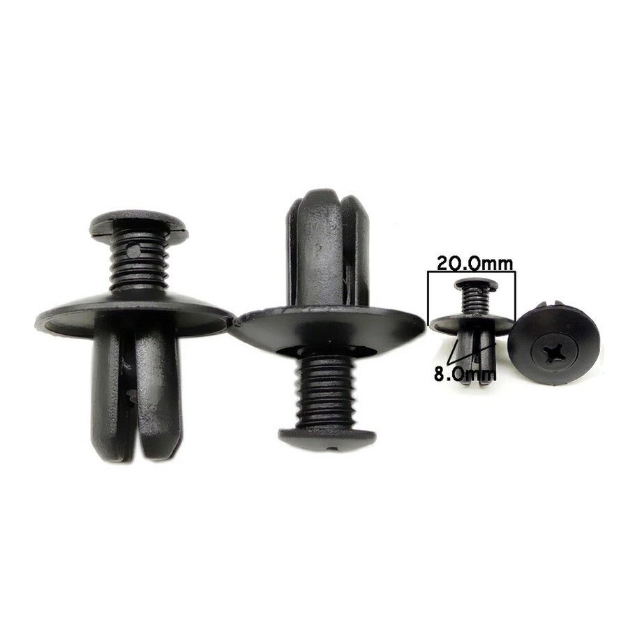 Terbaru Baut Klip Body Plastik 8 mm Universal Untuk Pengikat body Mobil ✅ AX1