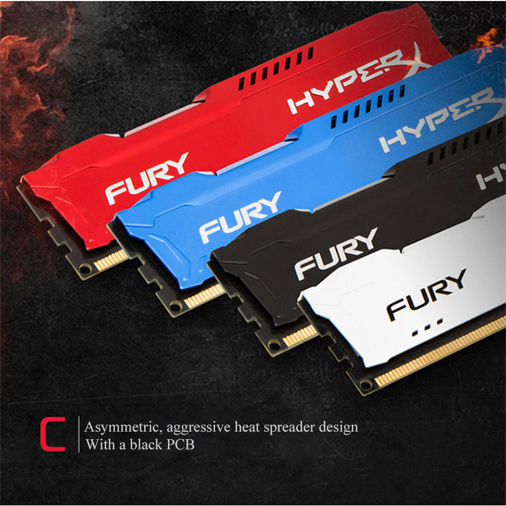 【Jakarta Spot】 2pcs 8GB Kingston Hyperx  Desktop RAM DDR3 1600MHZ PC3-12800 DIMM  memory for PC dual channel