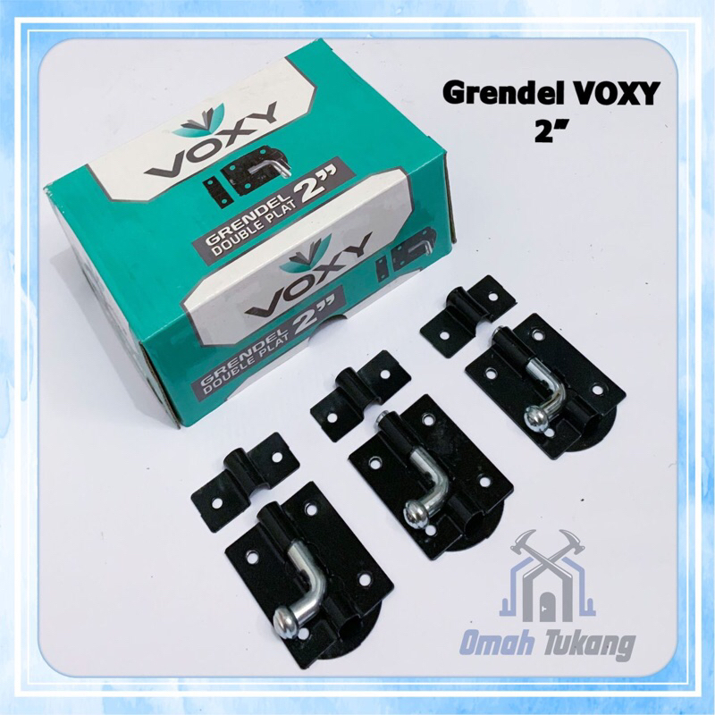 Grendel Hitam VOXY 2” Inch Double Plat Tebal / Grendel VOXY 2” Tebal