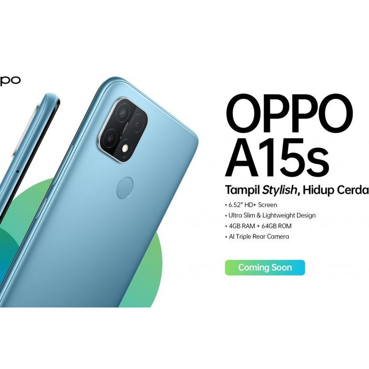 HP OPPO A15S Ram 6GB Internal 128GB Fullset