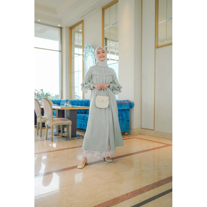 HijabChic x ZytaDelia Freissy Dress Sage