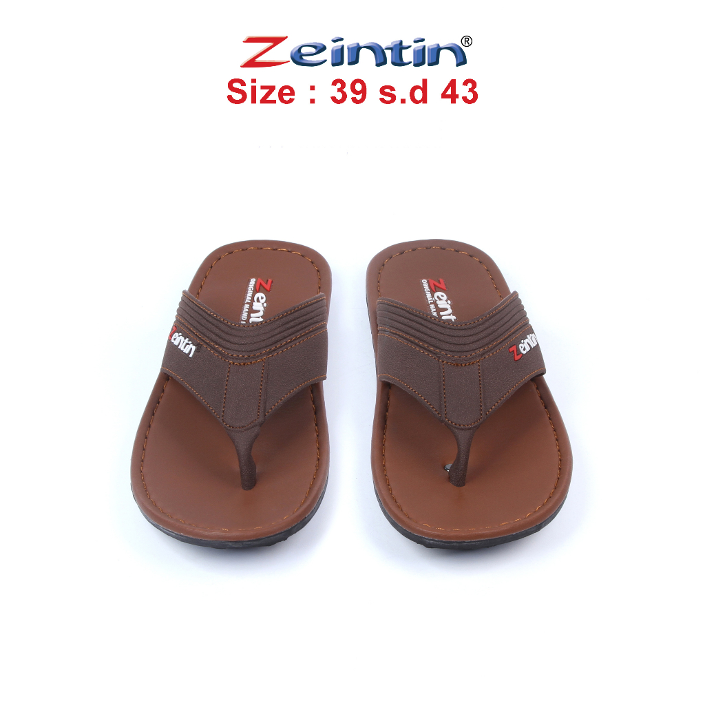 Zeintin - Sandal Pria Zeintin Bahan Kulit Sintetis Fashion Pria Sandal Pria Jepit Pria Sendal Pria NT