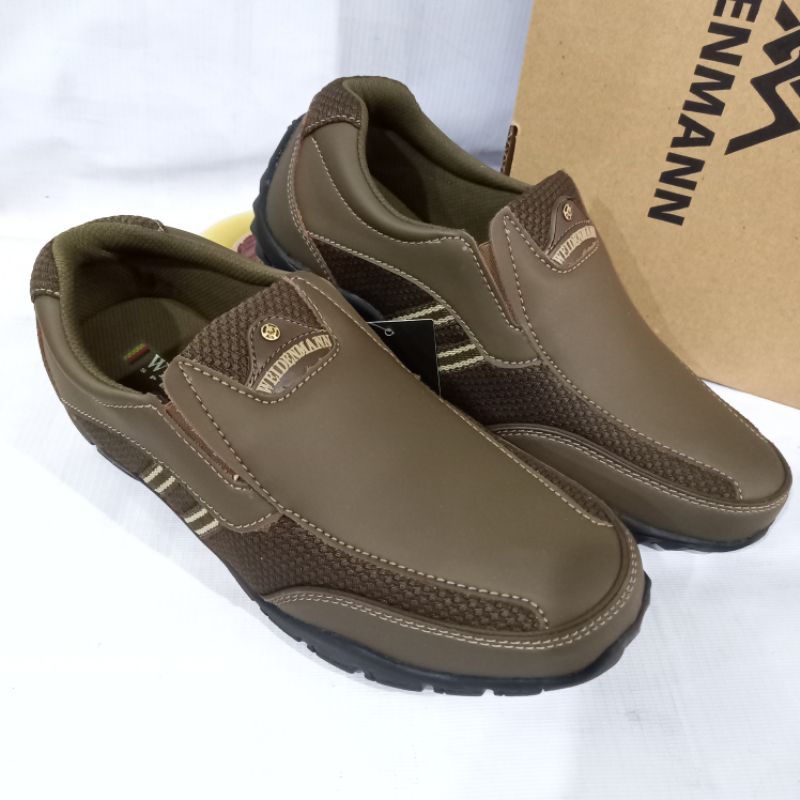 sepatu slip on pria Weidenmann original walker-03 sepatu casual pria