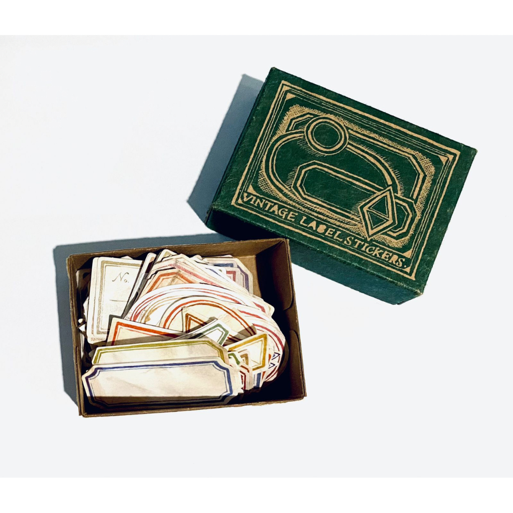 

Lin Chia Ning Vintage Label Sticker Box Green
