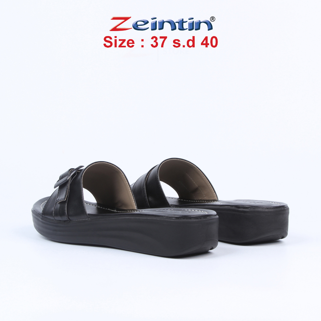 Zeintin - Sandal Wanita Casual Sendal Slop Cewek Sintetis Perempuan Kekinian Sandal Wedges ZEINTIN HP