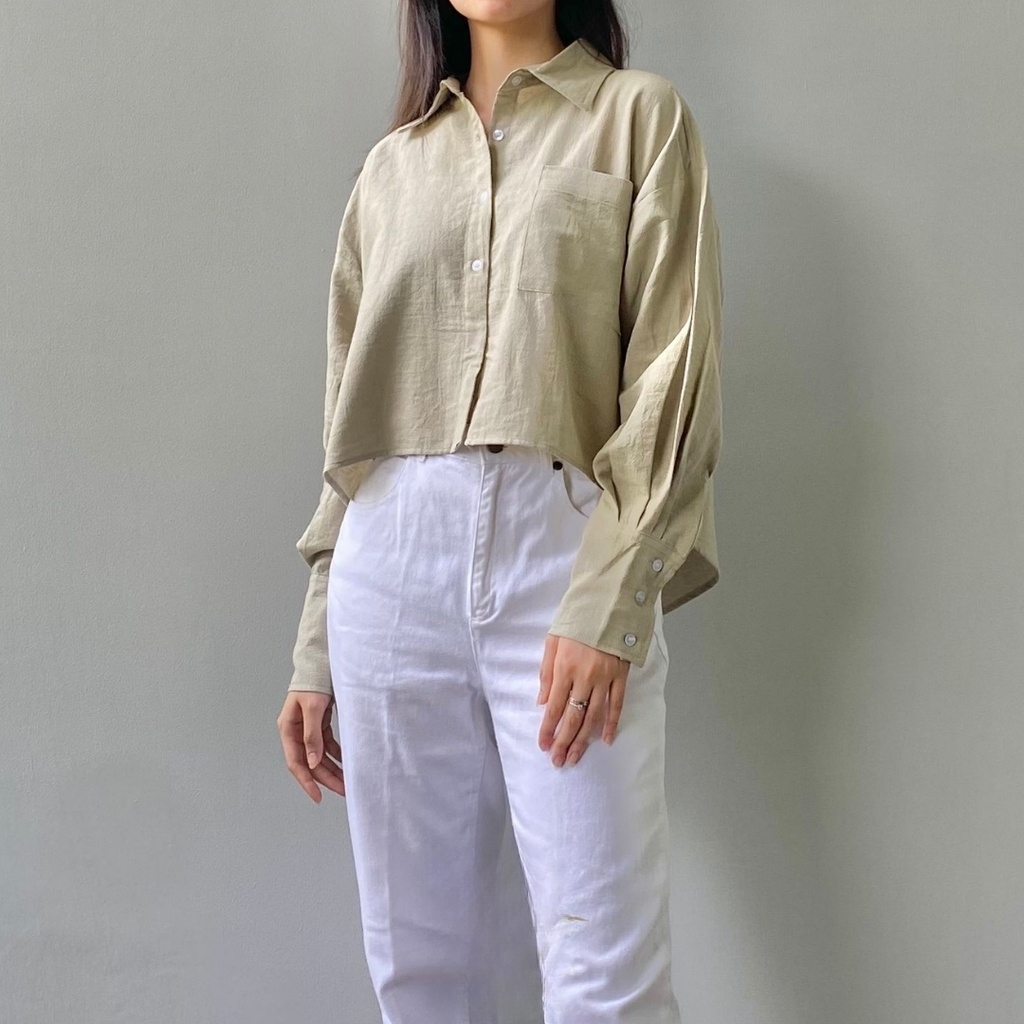 Rx Fashion - Mia Boxy Shirt / Yurra Crop